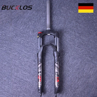 26/27.5/29" MTB Bicycle Suspension Fork 9mm QR 1-1/8" Threadless Disc Cycling - Image 1 of 4