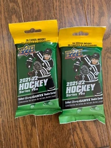 Lot (2) 2021-2022 Upper Deck Hockey Series 2 Fat Packs je 26 Karten Young Guns - Bild 1 von 1