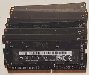 Apple Micron (4 x 4GB) 16gb RAM 1Rx16 PC4 2400T MTA4ATF51264HZ 2G3B2 - Picture 1 of 1