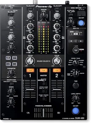 Pioneer DJ DJM-450 2-Ch Turntable CDJ XDJ Mixer w rekordbox DJ DVS JP NEW - Image 1 of 3