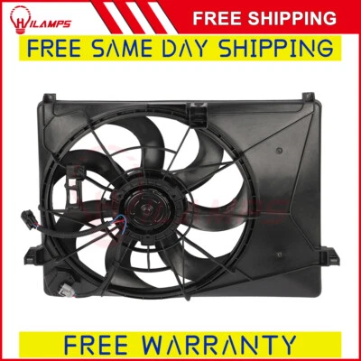 Conjunto de ventilador de refrigeración radiador eléctrico para Kia Rondo 2007 2008 2009 2010 2011 Foto 1 de 4