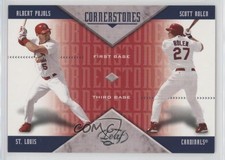 2005 Leaf Cornerstones Albert Pujols Scott Rolen #C1 HOF