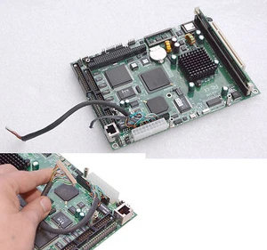 MOTHERBOARD EMAC PCM-4896 1907489621 ATX PC104 -BUS 16-63V TTL KABEL WORKING OK - Afbeelding 1 van 1