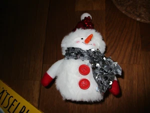 Kleiner Schneemann Winter Figur Weihnachten Deko 15cm - Bild 1 von 2