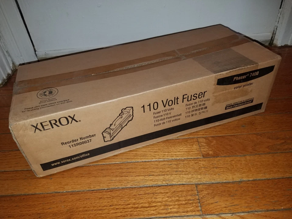 Genuine Xerox 115R00037 (Phaser 7400) Fuser Unit Assembly 110 Volt FactorySealed - Image 1 of 1