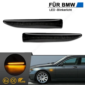 Led Seitenblinker Blinker für BMW 7er E65 E66 E67 730i | BJ 2001-2008 | Schwarz - Bild 1 von 12