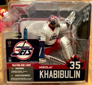 Mcfarlane Figure NHL Vintage Winnipeg Jets Nikolai Khabibulin #35 Variant NEW - Picture 1 of 3