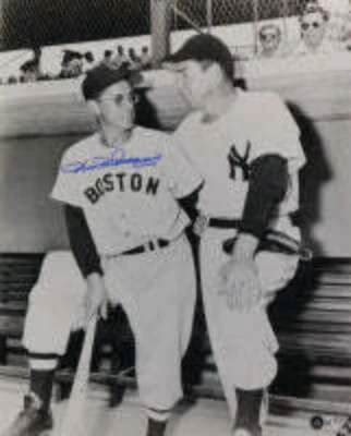 Dom DiMaggio Signed Red Sox 16x20 Photo (Beckett) - Image 1 of 2