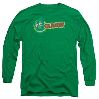 GUMBY LOGO Licensed Men's Long Sleeve Graphic Tee Shirt SM-3XL  Foto 1 de 2