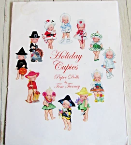 Vintage Tom Tierney Holiday Cupies Paper Dolls 12 Months 2003 Uncut Pre-Owned - Bild 1 von 8