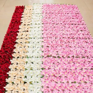 Fleurs de lierre artificielles haie jardin ??cran cl?ture fausse plante panneau - Photo 1/44