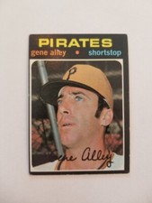 GENE ALLEY 1971 TOPPS BASEBALL CARD #416 PITTSBURGH PIRATES