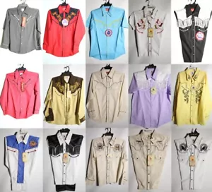 Ajuste Camisas de La Marca RANGER'S Estilo Western /Cowboy/Country - Nuevo - Imagen 1 de 392