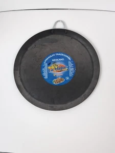 Plancha de metal tradicional mexicana para tortilla de 11" - Imagen 1 de 4