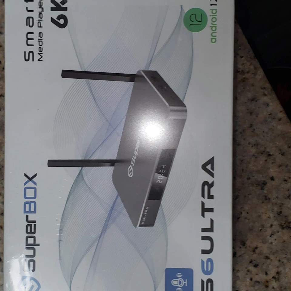 2025 SUPERBOX S6 ULTRA TV BOX Media Player 4GB + 128GB Wi-Fi 6, FAST SHIPPING 8K - Image 1 of 1