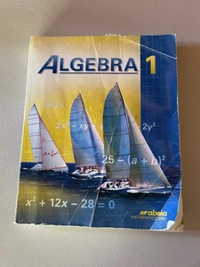 ABeka 9th Grade Algebra 1 Student Text, (1st Edition) - Picture 1 of 13