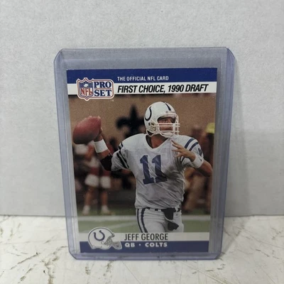 1990 Pro Set - Draft Jeff George #669 (RC) - Image 1 of 2