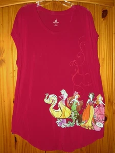 DISNEY PARKS dunkelrosa OPEN BACK Prinzessin STRICK TOP Shirt Damen XXL - Bild 1 von 4