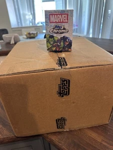 2025 Topps Chrome MARVEL Comics Value Box SEALED NEW Case x40 In Hand Ship Today - Picture 1 of 1