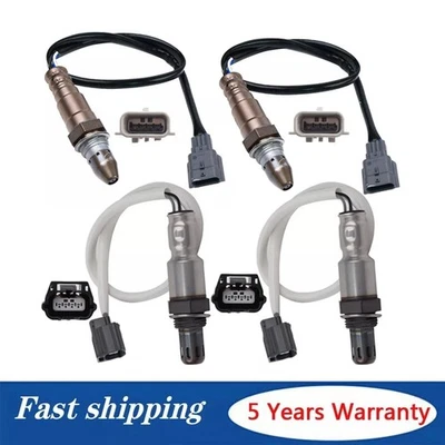 4 件上部+下氧传感器适用于 2014-15 英菲尼迪 Q50 2014-19 英菲尼迪 Q70 3.7L — 第 1/4 张图片