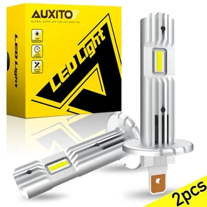 2x Super Bright H1 LED Headlight Kit High Low Beam Fog Driving Bulbs 6500K White - Picture 1 of 20