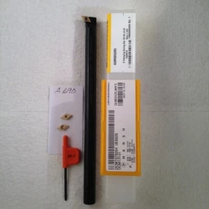 KENNAMETAL 1/2" BORING BAR A08RSDUCR2 MITSUBISHI DCMT 21.51 CARBIDE INSERTS A690 - Picture 1 of 7