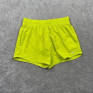 Nike Girl's Dri-Fit High-Waisted Woven Training Shorts Youth XL Green DX4967 - Picture 1 of 11