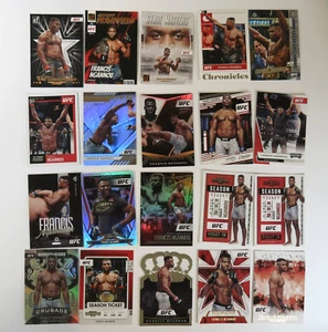 Francis Ngannou Panini UFC Lot of 20 Cards in UltraPro Box Inserts Parallels etc - Picture 1 of 2