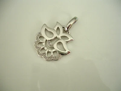 Pierre Lang  Anhänger Kettenanhänger RH Zirkonia Öse Schluppe NEUWERTIG - Bild 1 von 2