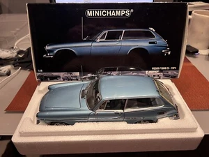 1/18 MINICHAMPS 1971 VOLVO P1800 ES BLUE METALLIC HOT NEW MINT RARE - Picture 1 of 14