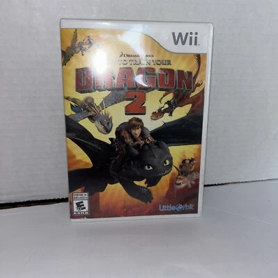 How to Train Your Dragon 2 (Nintendo Wii, 2014) Dreamworks Game W/ Manual - Image 1 of 3