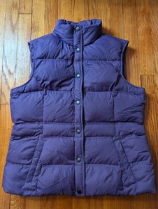 Chaleco acolchado Lands End para mujer púrpura medio  - Imagen 1 de 5
