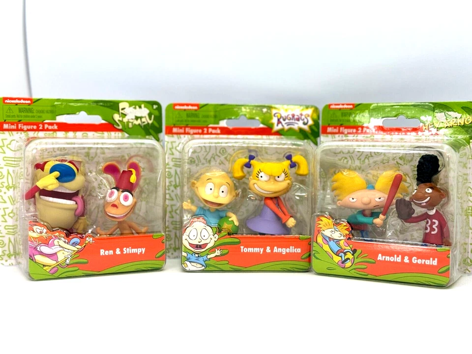 Nickelodeon Just Play - Hey Arnold 2 Pk Arnold & Gerald Mini Figures