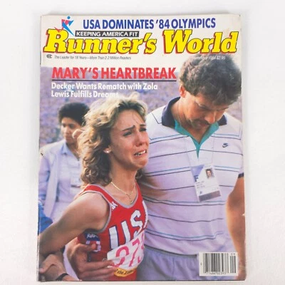 RUNNER'S WORLD Magazine September 1984 Mary Decker Olympics Nike History USA - Image 1 of 4