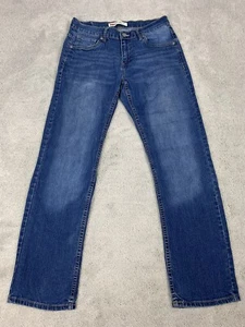 Levi's 502 Regular Fit Tapered Leg Blue Jean Dark Wash 16 Regular 28x28 - Picture 1 of 13