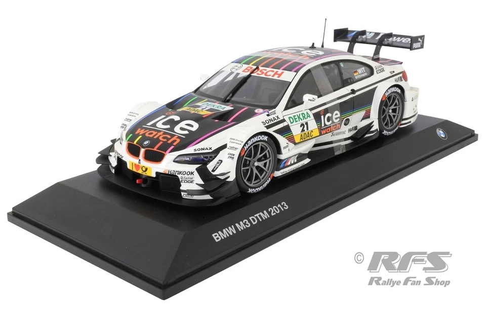 BMW M3 E92 DTM 2013 Marco Wittmann MTEK ice watch 1:18 Minichamps