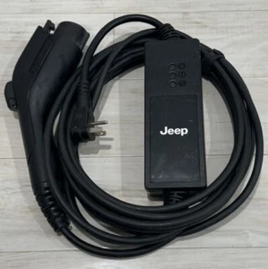 Jeep Wrangler Grand Cherokee 4xe  Plug In Hybrid Ev Charger 120V 12A J1772 OEM - Picture 1 of 1