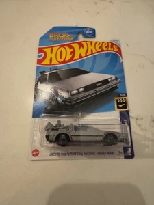 Back to the Future Time Machine Hover Mode -Hot wheels -HW screen time intl card - Picture 1 of 4
