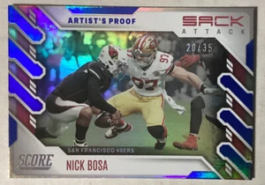 Nick Bosa 2022 Score Football “Artist’s Proof” SSP 20/35 49ers - Picture 1 of 3