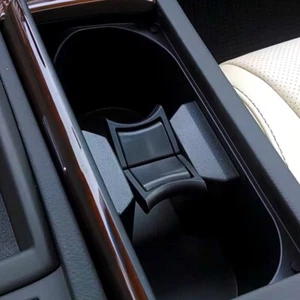Cup Holder Insert Divider Black For 2010-2015 Lexus RX350 RX450H Car Accessories - Picture 1 of 20