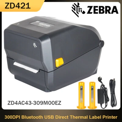 Zebra ZD421 Bluetooth Thermal Shipping Label Printer for Small Business - Image 1 of 4
