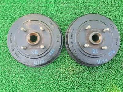 Honda Genuine Acty Truck VAN HA3 HA4 HH3 HH4 Rear Brake Drums RH LH Set OEM USED - Image 1 of 4