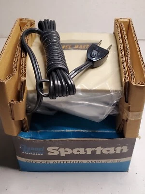 Channel Master Spartan Indoor Antenna Amplifier Model 0056A UHF/VHF NEW IN BOX - Image 1 of 4