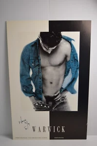 Tablero de espuma coleccionable firmado Warwick con impresión artística masculina desnuda de colección de mayo de 1992 - Imagen 1 de 19
