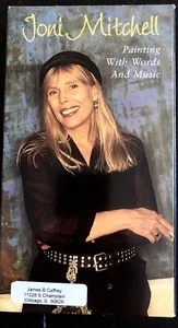 vhs video Joni Mitchell - Painting with Words and Music 1999 - Picture 1 of 4