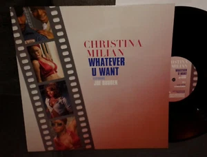 CHRISTINA MILIAN Feat JOE BUDDEN ‎Whatever U Want 12 INCH PROMO 2004 Def Jam - Picture 1 of 1