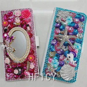 For Samsung Galaxy S21 S22 S23 S24 S25 Ultra A16 Bling Leather wallet Phone case - Picture 1 of 17