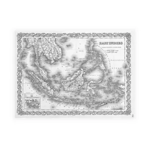 Impression Sur Toile Ou Papier Affiche Ou Cadre Sproul Dan East Indies - Imagen 1 de 2