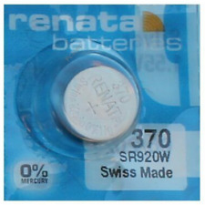 Pile pour montre Renata SR920W 370 AG6 SR921 SR69 pile bouton 0% mercure Swatch