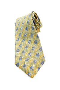 GIVENCHI silk tie floral print Italy - Picture 1 of 3